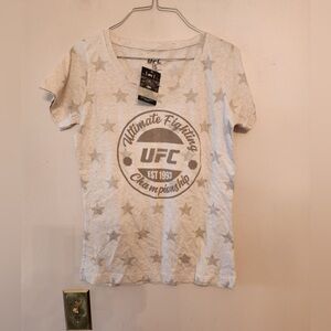 UFC Star Stuck Womens Shirt Ultimate Fighting Championship Logo small Shirt
